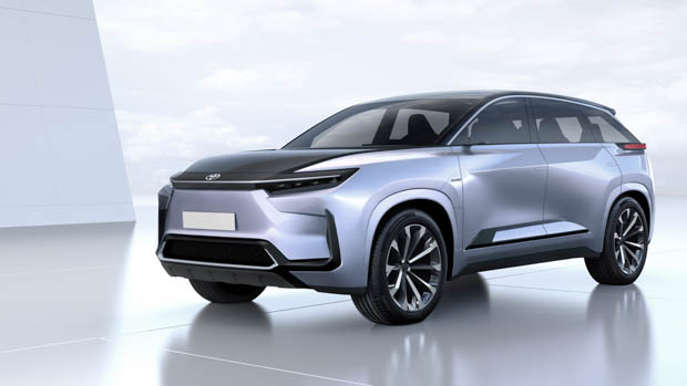 Toyota Unveils Fully Electric Kluger Like Large SUV To Crown Five