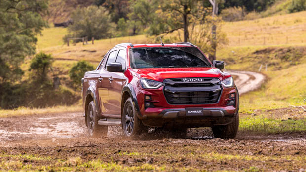 2023 Isuzu D-Max X-Terrain in mud