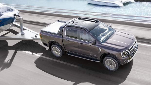 Ford Ranger Platinum 2023 equinox bronze towing