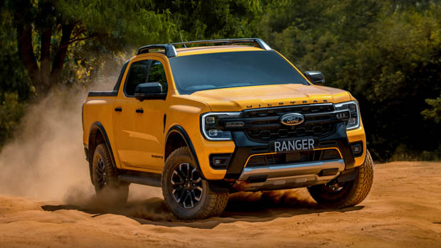 2023 Ford Ranger Wildtrak X front sliding