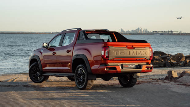 2022 LDV T60 Max ute rear 3/4 by the beach