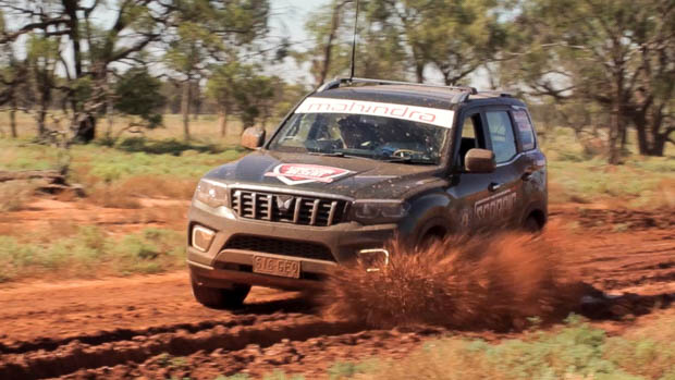 2023 Mahindra Scorpio going via a rut