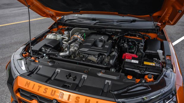 2024 Mitsubishi Triton flagship natty engine bay