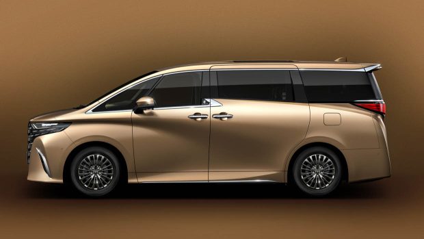 2023 Toyota Alphard facet attitude gold