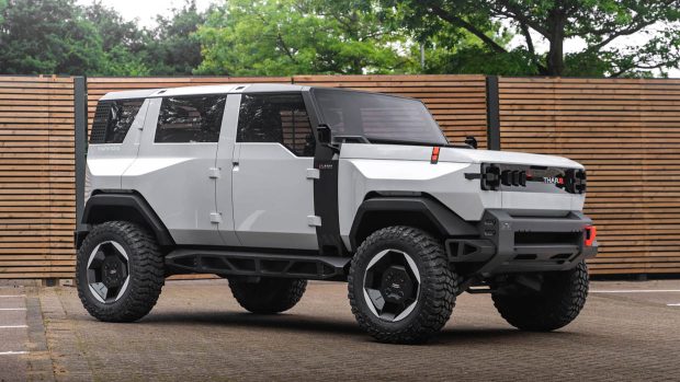 2024 Mahindra Imaginative and prescient Thar.e concept