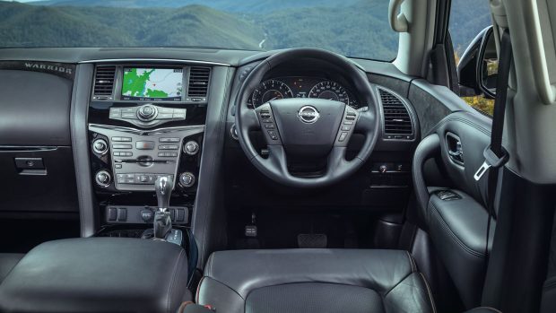 Dashboard of the 2023 Nissan Patrol Warrior