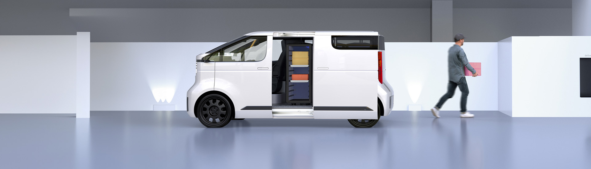 The Toyota Kayoibako is a cool, customisable EV van concept