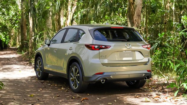 2024 Mazda CX-5 Touring green background