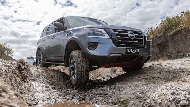 Nissan Patrol Warrior 2024 entrance wheel plunge