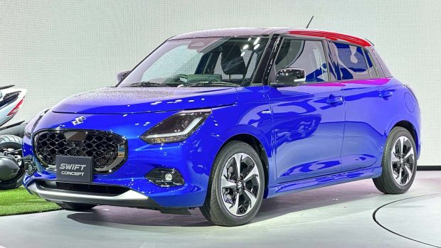 Tokyo Mobility Tell 2023 - Suzuki Swift thought front 3/4