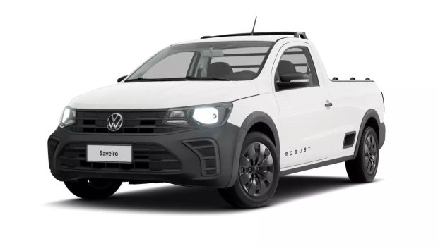 2023 Volkswagen Saveiro ute white on white