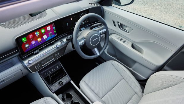 Hyundai Kona Electric Top rate 2024 interior above