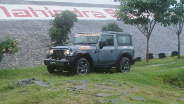 Mahindra Thar prototype 2024 facet