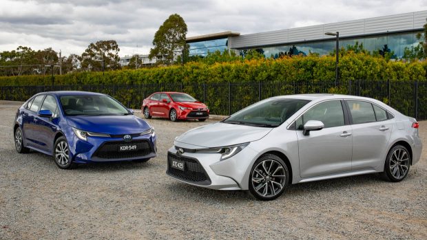 2020 Toyota Corolla sedan differ