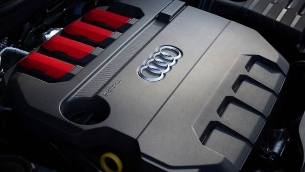 2025 Audi S3 prototype EA888 2.0-litre engine bay