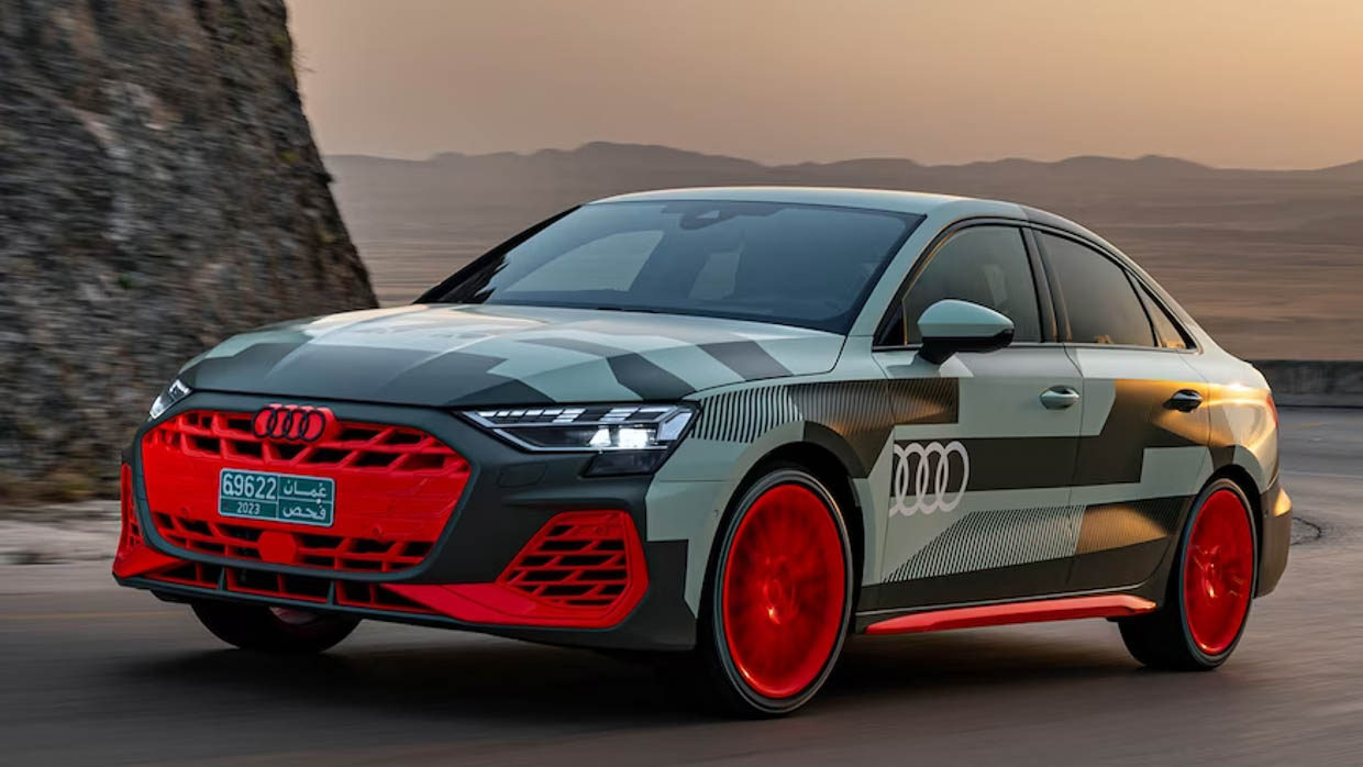 Audi S3 2025: prototype hot hatch showcases RS3 tech, Golf R-matching grunt