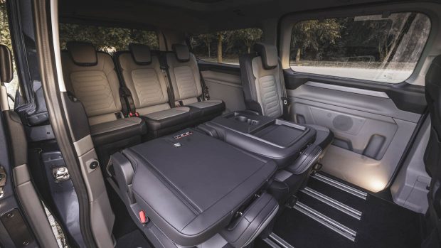 2024 Ford Tourneo interior 2nd row folded