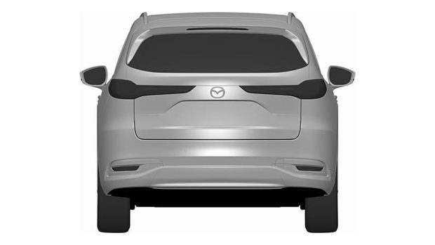 Mazda CX 80 2024 patent image rear