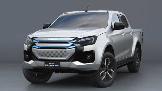 2024 Isuzu D-Max BEV thought prototype front 3/4