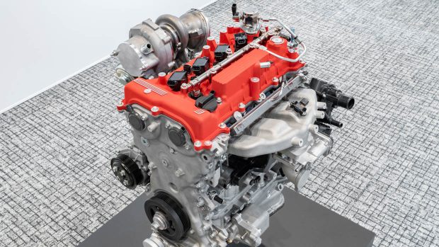 Toyota fresh 2.0-litre combustion engine red top