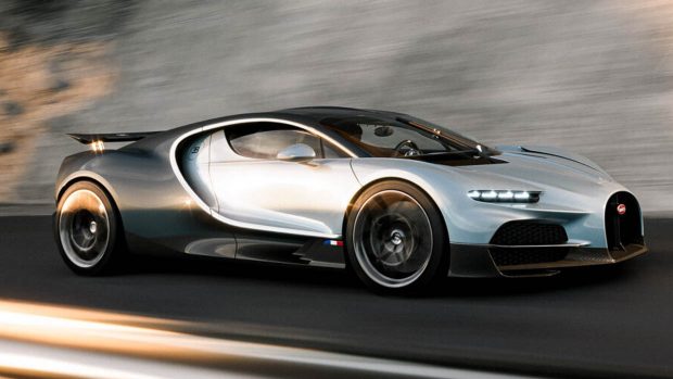 2024 Bugatti Tourbillon facet attitude driving shot