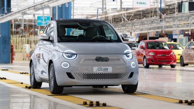 2024 Fiat 500e Mirafirori Model at the plant shot 2