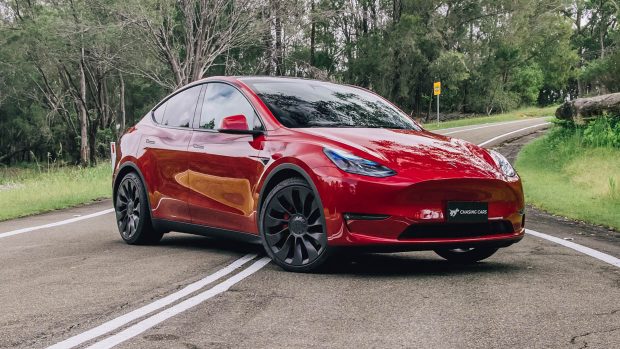 2023 Tesla Model Y Performance front 3/4