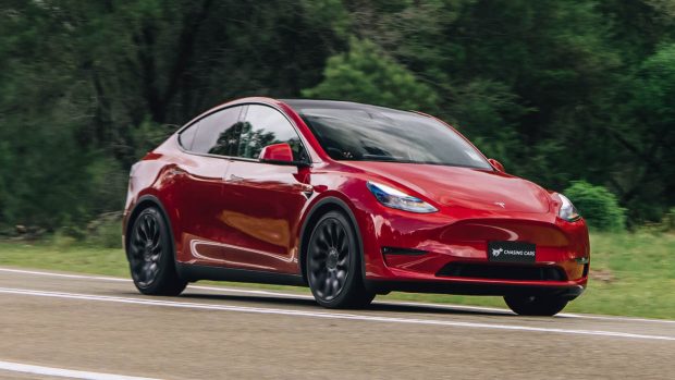 2023 Tesla Model Y Performance facet attitude using shot