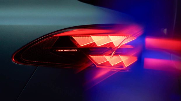 2025 Cupra Terramar rear LED light teaser