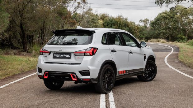 2024 Mitsubishi ASX Street Pack rear 3/4 static