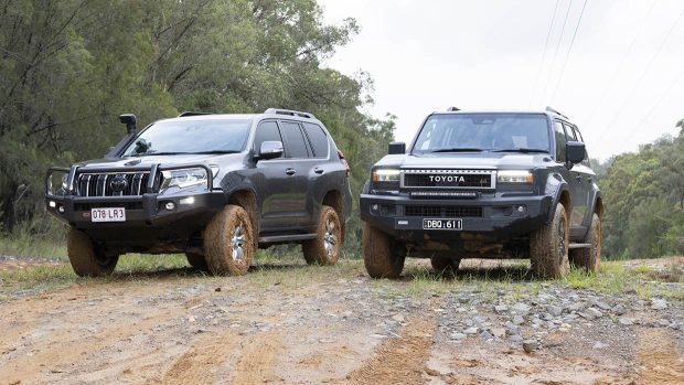 Toyota Prado 150 and 250 2025 driving off-avenue static